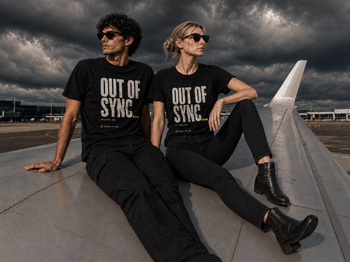 Tee - Out of Sync — T-shirt MOODLAG, vue 1, hero