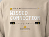 Sweat - Missed Connection — Sweatshirt MOODLAG, vue 5, détails impression