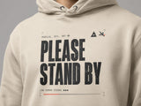 Hoodie - Please Stand By — Hoodie MOODLAG, vue 5, détail impression