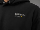Hoodie - Connection Lost_ — détail du logo poitrine MOODLAG INTL 003