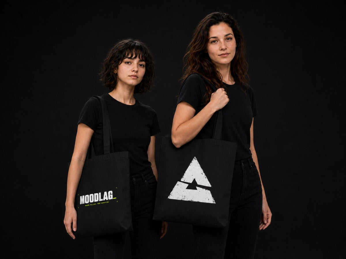 Tote - MoodLag_ Basic G — Tote bag MOODLAG noir, vue 2, hero