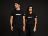 Tee - MoodLag_ Basic F — T-shirt MOODLAG noir, vue 2, hero