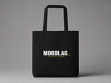 Tote - MoodLag_ Basic G — Tote bag MOODLAG noir, vue 4, dos avec la baseline