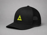 Trucker Cap - MoodLag_ Basic C — casquette trucker MOODLAG noire, vue 5, profil et arrière en maille