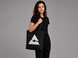 Tote - MoodLag_ Basic G — Tote bag MOODLAG noir, vue 6, porté à l'épaule