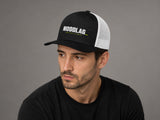 Trucker Cap - MoodLag_ Basic D — casquette trucker MOODLAG noire et blanche, vue 6, portée
