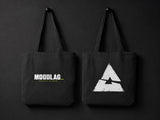 Tote - MoodLag_ Basic G — Tote bag MOODLAG noir, vue 9, les deux faces suspendues